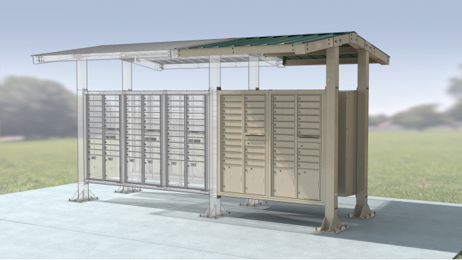 Four Additional 4C Recessed Units (Back-To-Back)